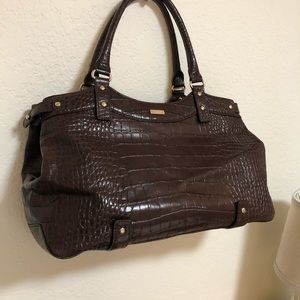 Kate Spade Crocodile Embossed Leather Tote
